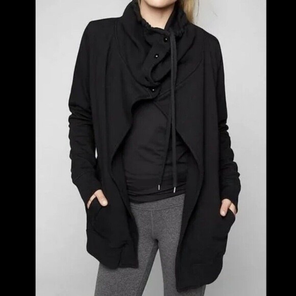 Athleta Wrappers Delight Drape Jacket - Picture 1 of 7